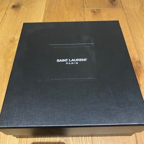 Black and White Saint Laurent Zipper booties - Picture 10 of 12